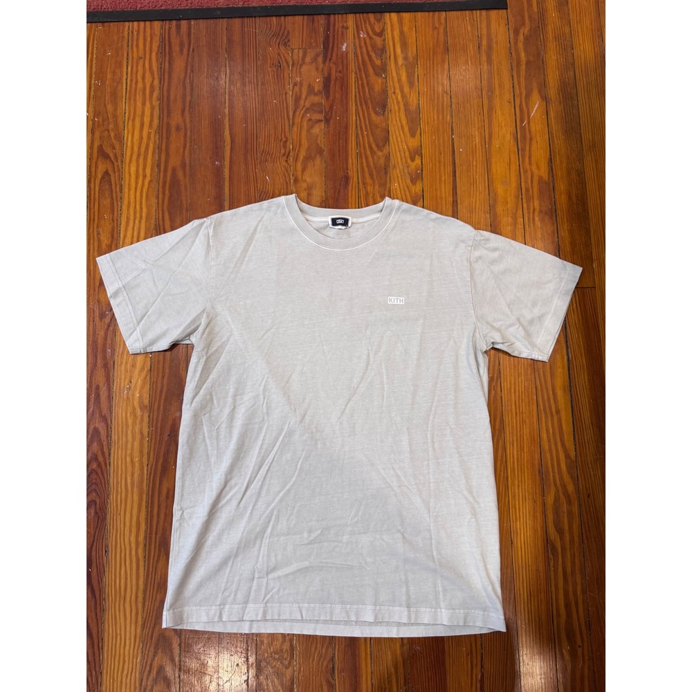Kith Lax Tee Light Grey Short Sleeve Small Box Logo T-Shirt Mens Size Medium